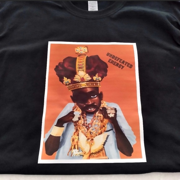UNDEFEATED ENERGY tee ft Slick Rick the Ruler! - Picture 2 of 4